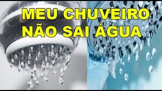 meu Chuveiro não sai água pouca entupiu ta entupido Problemaágua fraca como faço FTADL único [upl. by Mcmaster349]