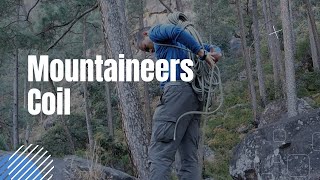 Learn How to Coil the climbing rope  mountaineers coil [upl. by Kermie91]