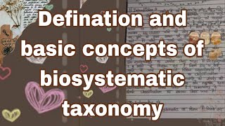 Defination and basic concept of biosystematic taxonomy and classification zoology notes in hindi [upl. by Nolyak]