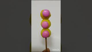 Center fruit tennis ball with pink jems chocolate popsicle youtubeshorts tranding rashmipandit [upl. by Etiuqram]