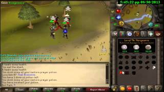 Runescape Old School 07 Skulled DHAROKS Pking Video 11 15m Loots [upl. by Sigfried294]