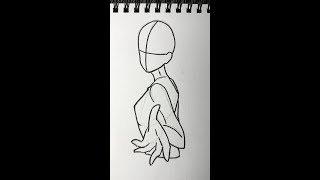 Easy Drawing Anime Body l How To Draw Body l Drawing Basics [upl. by Nnaeirelav]