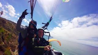 Gia Lucchesi Paragliding at Torrey Pines Gliderport [upl. by Eseekram]