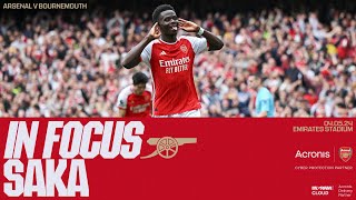 IN FOCUS  Saka stars in win  Arsenal vs Bournemouth 30  Premier League [upl. by Egreog201]