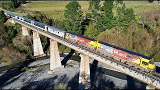 The Tranzalpine is back  by drone [upl. by Jere834]