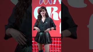 Helicopter Lag Rahe Rhea Chakraborty’s Cute Black Mini Skirt Look Wins Hearts  Video [upl. by Nosa]