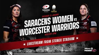 Allianz Premier 15s LIVE  Saracens Women v Worcester Warriors Women [upl. by Anippesuig828]