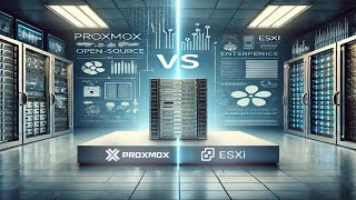 Обзор и настройка гипервизора ProxMox VE сравнение с гипервизором VMWare ESXi [upl. by Clothilde]