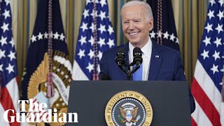 US midterm elections 2022 Joe Biden makes address as ‘Red wave’ fails to materialise – watch live [upl. by Pitarys]