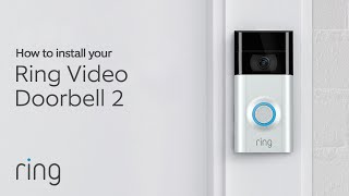 How to Install Ring Video Doorbell 2  Connect to Existing Doorbell [upl. by Wey420]