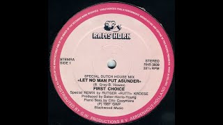 First Choice  Let no man put asunder Special Dutch House Mix  1987  House [upl. by Zetra]