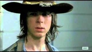 The Walking Dead 6x08  Carl vs Ron [upl. by Atiken]