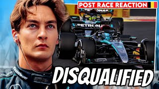 Russell Disqualified from Belgium Win  2024 Belgium Grand Prix Race Reaction [upl. by Elacim]