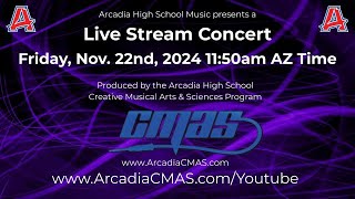 CMAS Live Stream Lunch Concert 112224 [upl. by Annairam693]