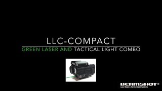 BEAMSHOT LED and Green Laser Sight Combo for Pistol Perfect Fit for Concealed Carry LLC compact [upl. by Nylitsirk]