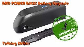 RAD Power Bikes Aftermarket Plug n Play Battery Upgrade First Impressions [upl. by Ashlee799]