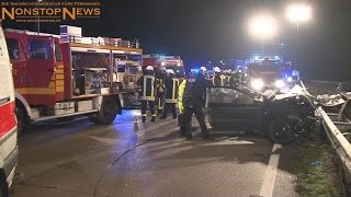 Geisterfahrerunfall Autobahndreieck Ahlhorn 31122014 [upl. by Cleve]