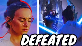 How Rey DEFEATED Palpatine so easily in the rise of skywalker  Star Wars Story Explained [upl. by Adlaremse]