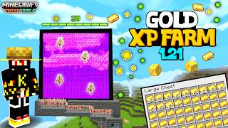 Big GOLD XP Farm For Minecraft 121🤑  121 Fastest XP Farm  In Hindi  Pocket Bedrock [upl. by Ignacius]