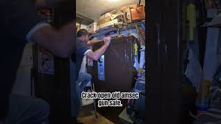 Crack open old amsec gun safe gunsafe crack oldsafe amsec drill safecracking safelockout [upl. by Harraf]