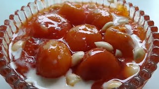 KHUBANI KA MEETHA Recipe  Qubani Ka Meetha Recipe  Hyderabadi Qubani Ka Meetha  Apricot Sweet [upl. by Boor]