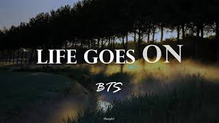 BTS  Life Goes On English Lyrics [upl. by Zetneuq]