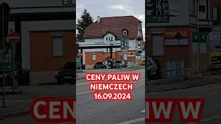 CENY PALIW W NIEMCZECH niemcy paliwo cena [upl. by Ecineg]