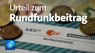 Rundfunkbeitrag ist weitgehend mit Grundgesetz vereinbar [upl. by Barnett]