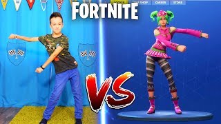 FORTNITE DANCE CHALLENGE  In Real Life Кто КРУЧЕ ТАНЦУЕТ [upl. by Di]