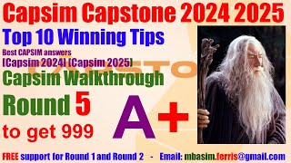 CapSim Guide  How to win CAPSIM round 1 to round 5 answers  Capsim 2024 2025  Best results 999 [upl. by Kwarteng]