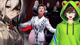 She Did Arlecchino’s Snap  Parting of Light and Shadow MV Reaction  Genshin Impact [upl. by Ellemaj]