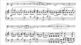 Aleksandr Scriabin  Romance for horn and piano 1890 With intro Score [upl. by Ervin630]