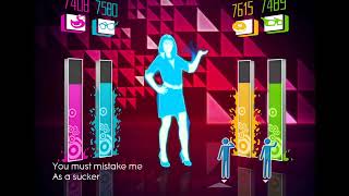 Womanizer  The Gym AllStars JUST DANCE 1 FOUR PLAYERS [upl. by Saber274]