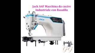 Macchina per cucire industriale  Jack A4F [upl. by Lav]