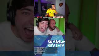 DJMARIIO REACCIONANDO A LA ELIMINACIÓN DE LOS FUTBOLITOS 😂 djmariio squidcraftgames3 [upl. by Nilyak]