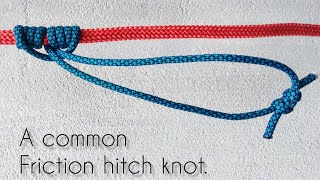 Prusik knot Useful ropegrabbing friction knot frictionknot knots prusik [upl. by Masuh]