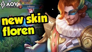 AoV  NEW SKIN FLORENTINO KNAVE OF SPADES  ARENA OF VALOR [upl. by Allyce]