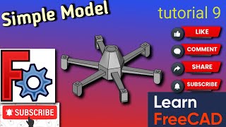 tutorial 9 IIT Delhi MCP 100 3D models in free cad cad viral 3d design iit iitdelhi [upl. by Ysus85]