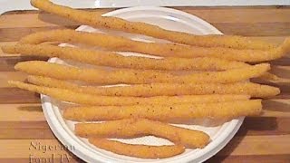 Kokoro Korokoro  Nigerian Snacks recipe [upl. by Suivatco]