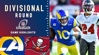 Rams vs Buccaneers Divisional Round Highlights  NFL 2021 [upl. by Ramad]