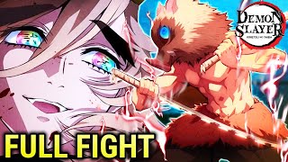 Inosuke Kanao amp Shinobu vs Doma FULL CINEMATIC FIGHT Demon Slayer [upl. by Airyt]