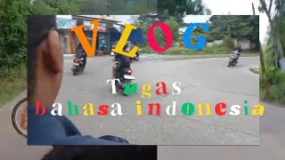 Vlog Cari Makanan buat kenyangin perut  Tugas Bahasa indonesia Vlog [upl. by Odracir]