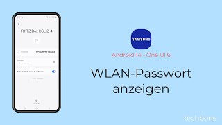 WLANPasswort anzeigen  Samsung Android 14  One UI 6 [upl. by Ainekahs]