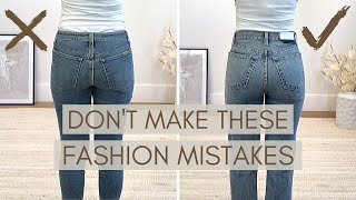 7 Fashion Mistakes Women Make [upl. by Mosnar]