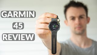 Garmin Forerunner 45 Review  GPS Watch For Runners [upl. by Ellerahs]