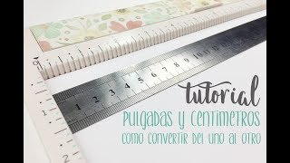 Explicación y conversión de Centimetros y Pulgadas Scrap [upl. by Meirrak]