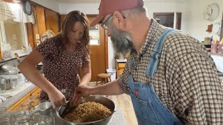 E6 Making Cracklings amp Sausage is a Guenther Family Tradition Come Along with me to Muddy Pond [upl. by Aisek516]