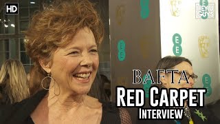 Annette Bening Film Stars Dont Die in Liverpool  BAFTA Awards 2018 Red Carpet Interview [upl. by Norre]