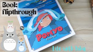 Ponyo Picture Book Full Book flipthrough Based on original screenplay written by hayaomiyazaki [upl. by Daraj37]