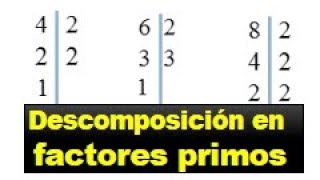 Descomposicion de factores primos para niños [upl. by Leachim]